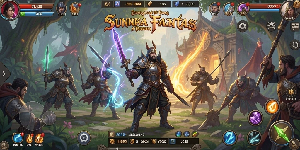 Tampilan gameplay epik dalam 8055 yang penuh strategi.