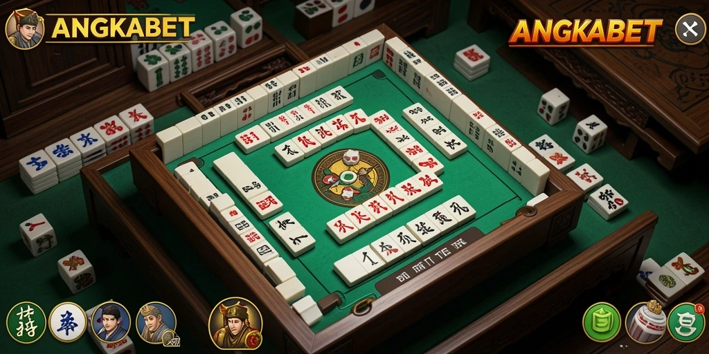 Tampilan gameplay <strong>ANGKABET</strong> yang seru dan mendebarkan saat bermain <strong>Mahjong</strong>.