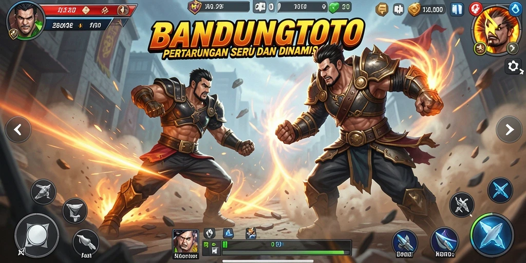 Tangkapan layar gameplay seru dari BANDUNGTOTO saat bertarung.