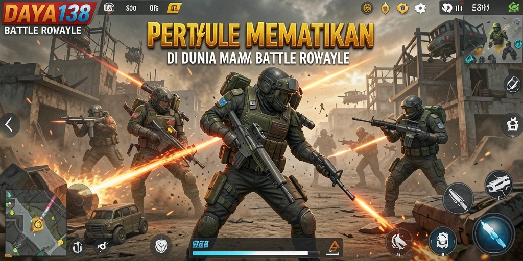Tampilan gameplay pertarungan sengit di DAYA138