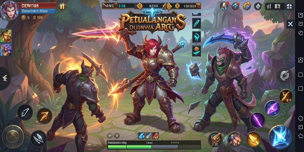 Gameplay mendebarkan di dunia fantasi DEWI188.