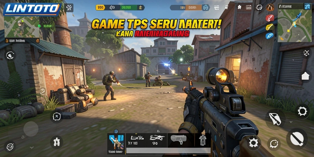 Tampilan gameplay LINITOTO dalam aksi seru dan mendebarkan.