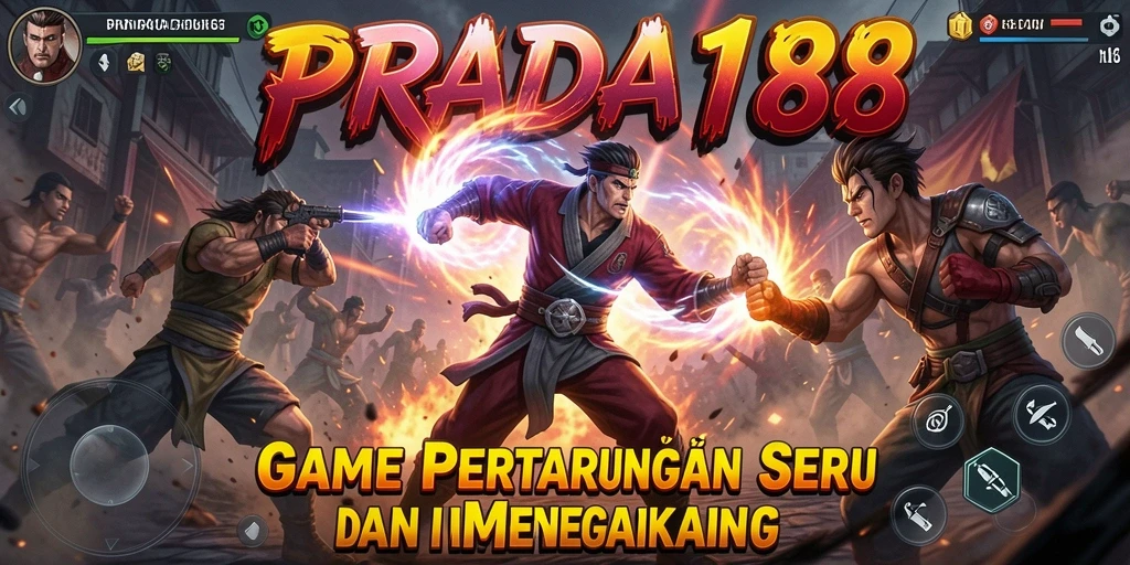Screenshot game PRADA188 menampilkan aksi pertarungan yang mendebarkan.