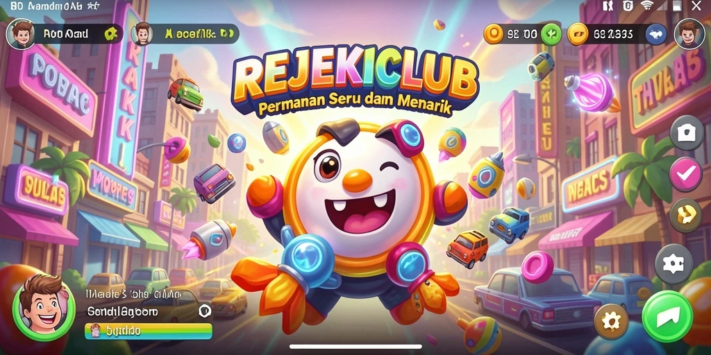 Screenshot gameplay seru dari REJEKICLUB yang menunjukkan aksi dalam permainan.