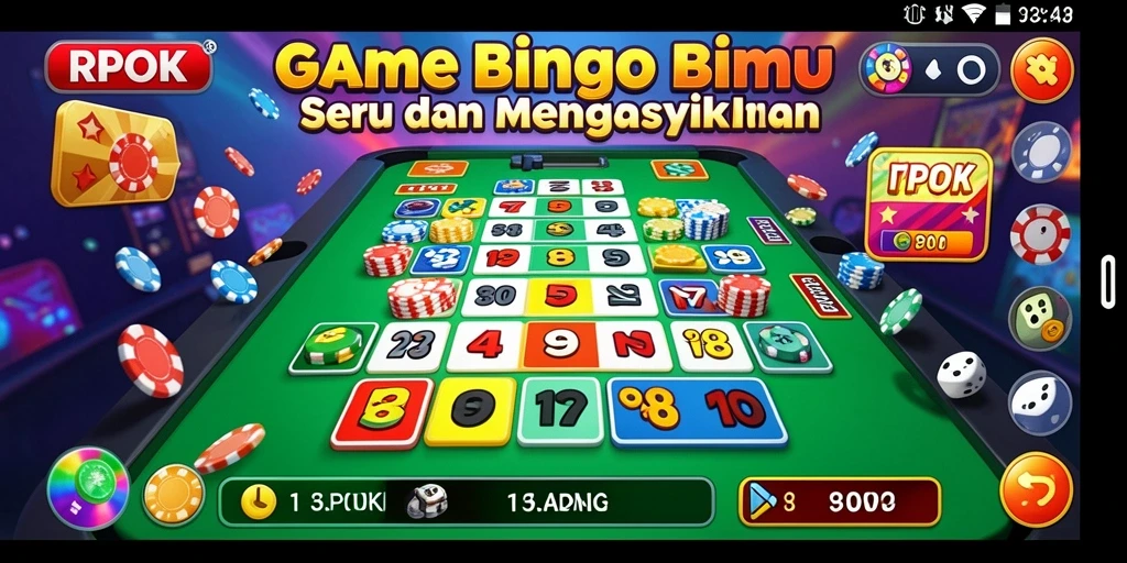 Tampilan gameplay RPOK dengan suasana Bingo yang ceria.