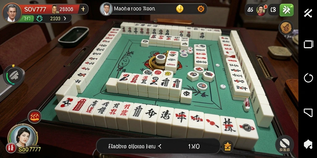 Tampilan SOV777 menunjukkan gameplay Mahjong yang mengasyikkan dan menantang.