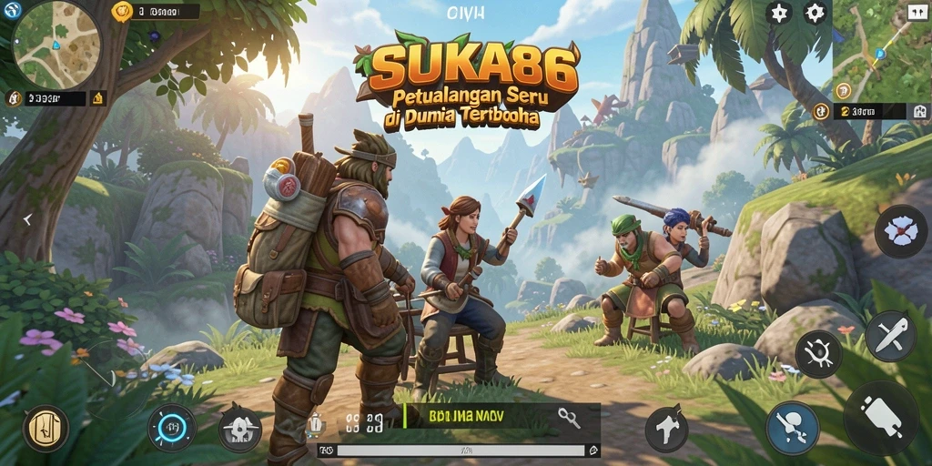 Gameplay seru di dunia terbuka SUKA86 yang menakjubkan.