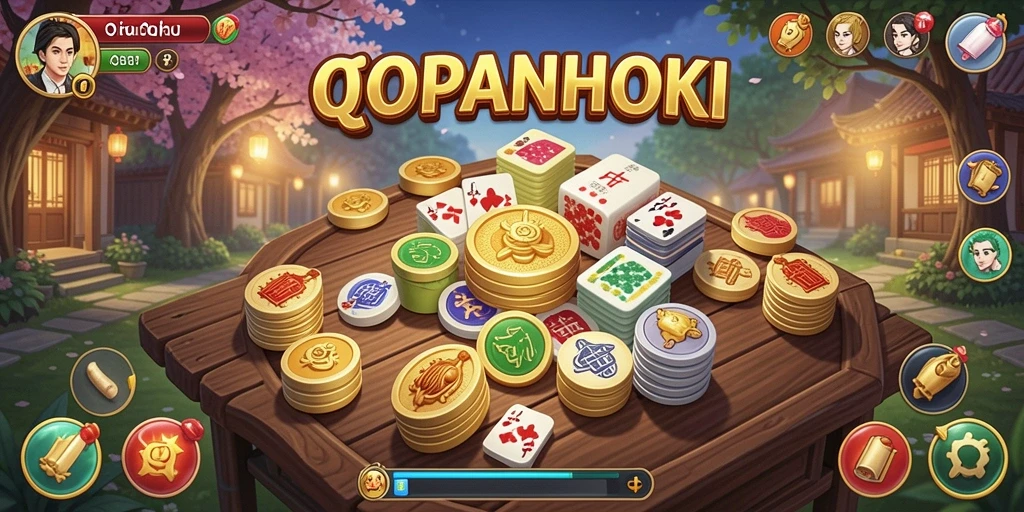 Tampilan seru dari gameplay QiuQiu di TOPANHOKI.