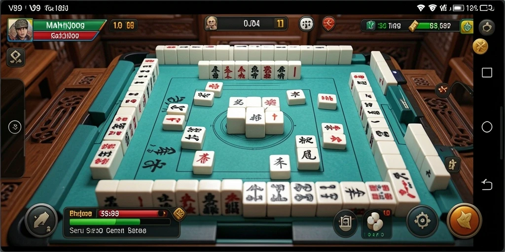 Tampilan gameplay Mahjong V89 yang menarik dan menantang.