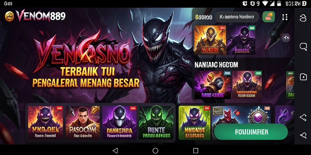 Tampilan menarik dari gameplay Kasino di VENOM889.